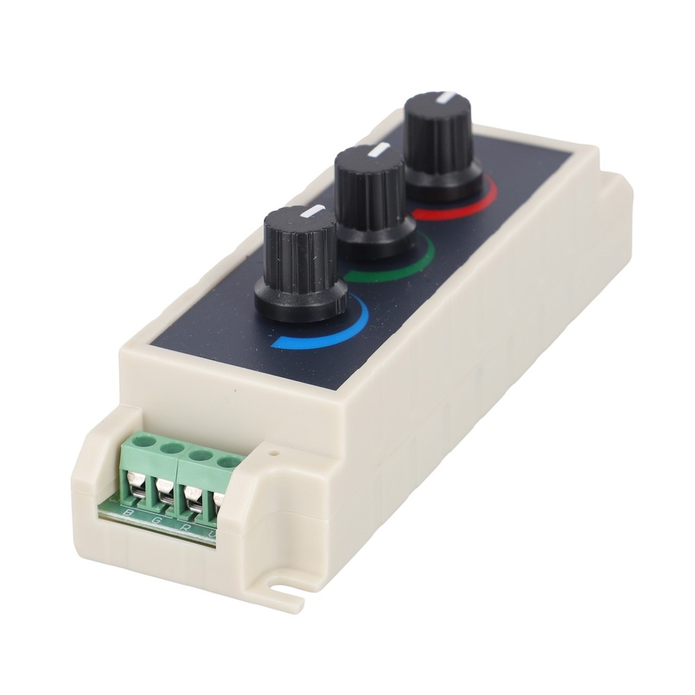 For RGB LED Dimmer Controller Manual Adjustment Knob Easy Installation