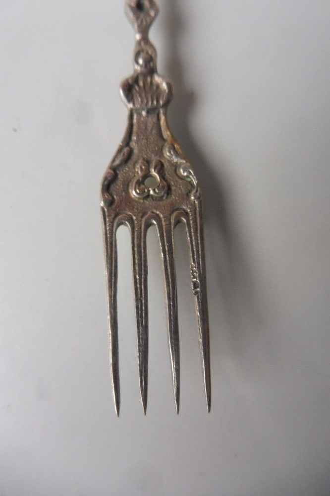 Very Beautiful, Very old Ornamental Fork, Silver Fork