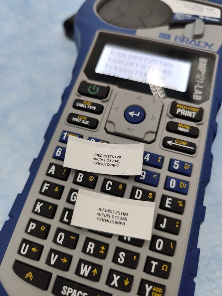 BMP 21 lab label printer Working Tested