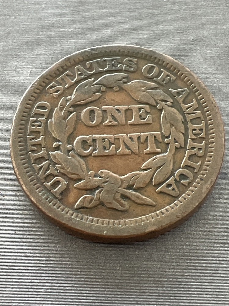 1848 Braided Hair Large Cent #1006