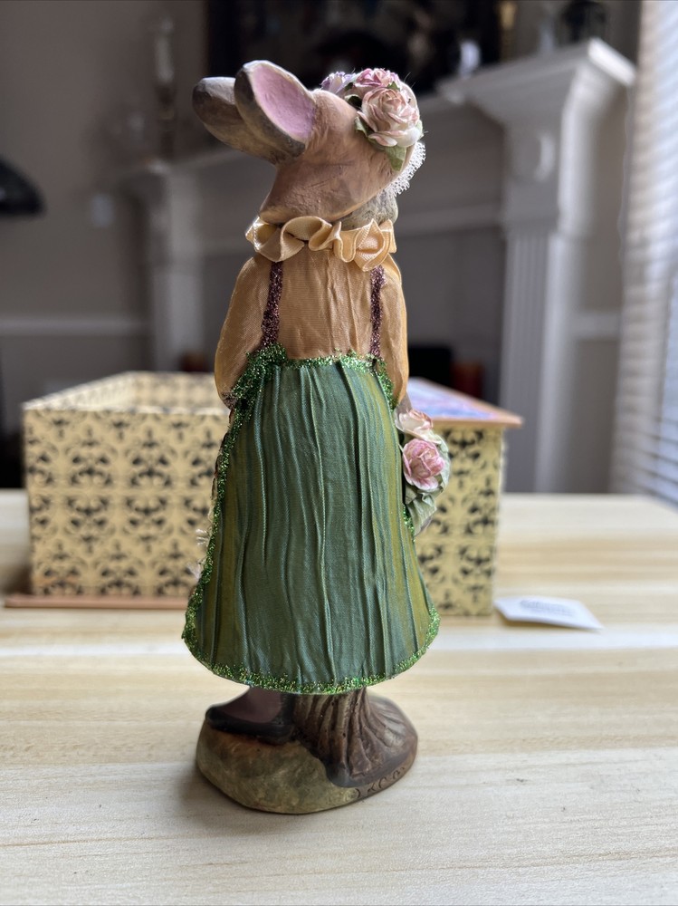 Katherine’s Collection Doll With Basket Easter 6 1/2” Tall
