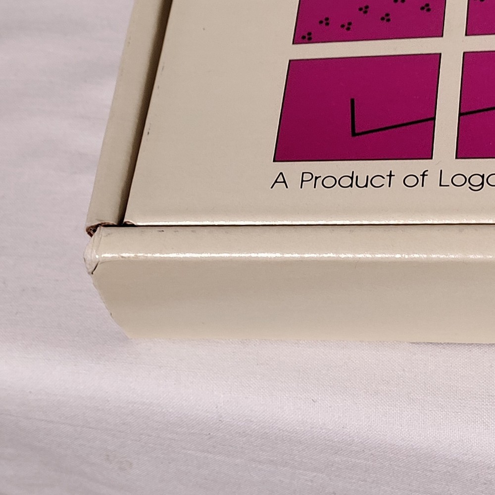 1982 Apple II Logo Software (Logo Computer Systems Inc) BOX ONLY - BOX ONLY