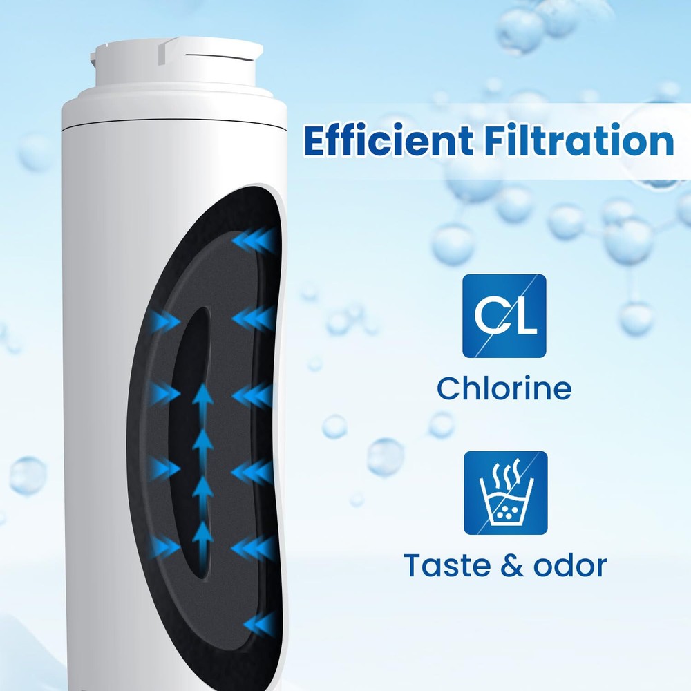 UKF8001 Refrigerator Water Filter Replacement for 4396395, RWF0900A, 3PACK