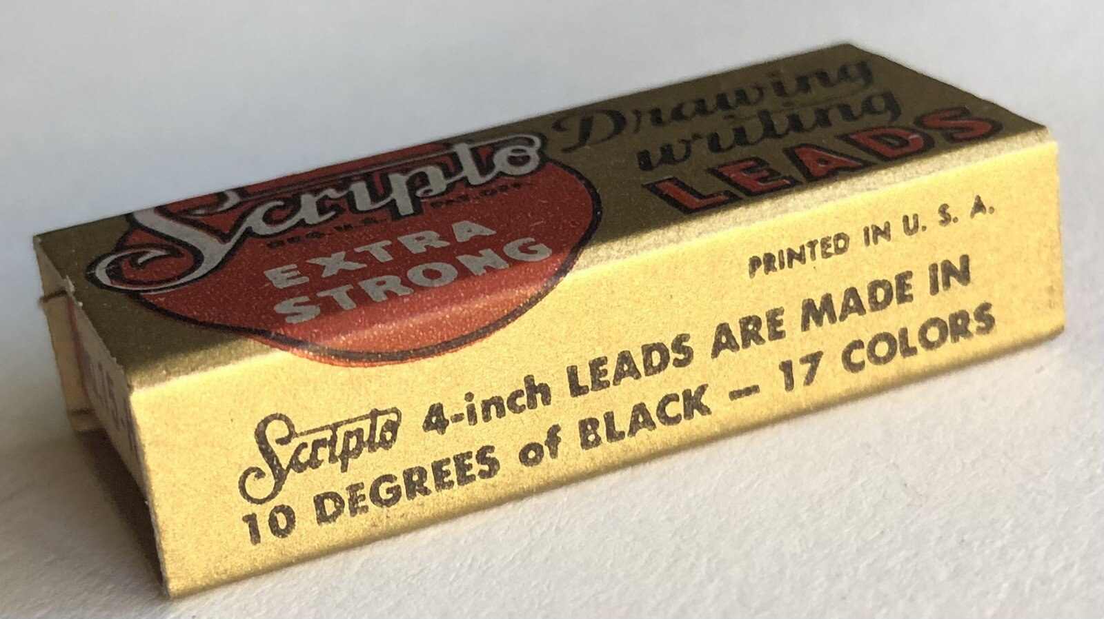 Vintage Scripto Mechanical Pencil Lead HB Medium 1.18mm NOS 24 Pack USA