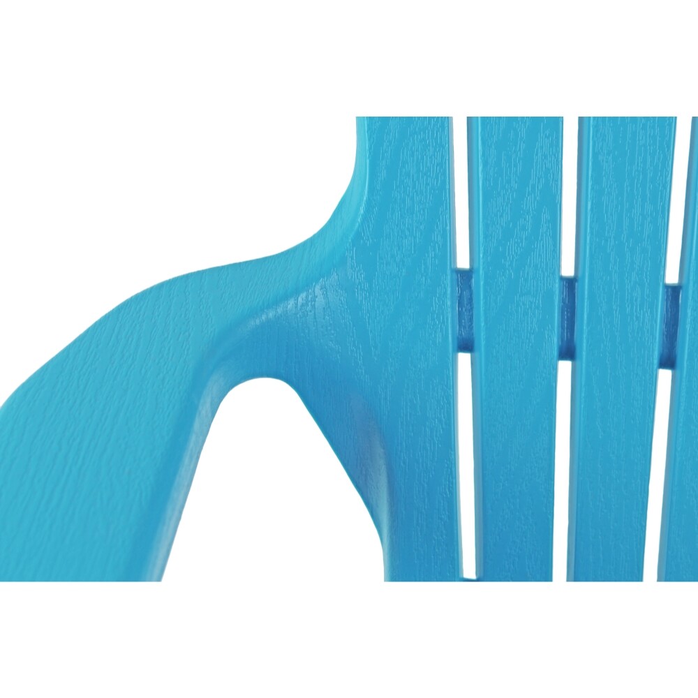 Adams 8460-21-3731 Kid's Adirondack Stacking Chair, Pool Blue