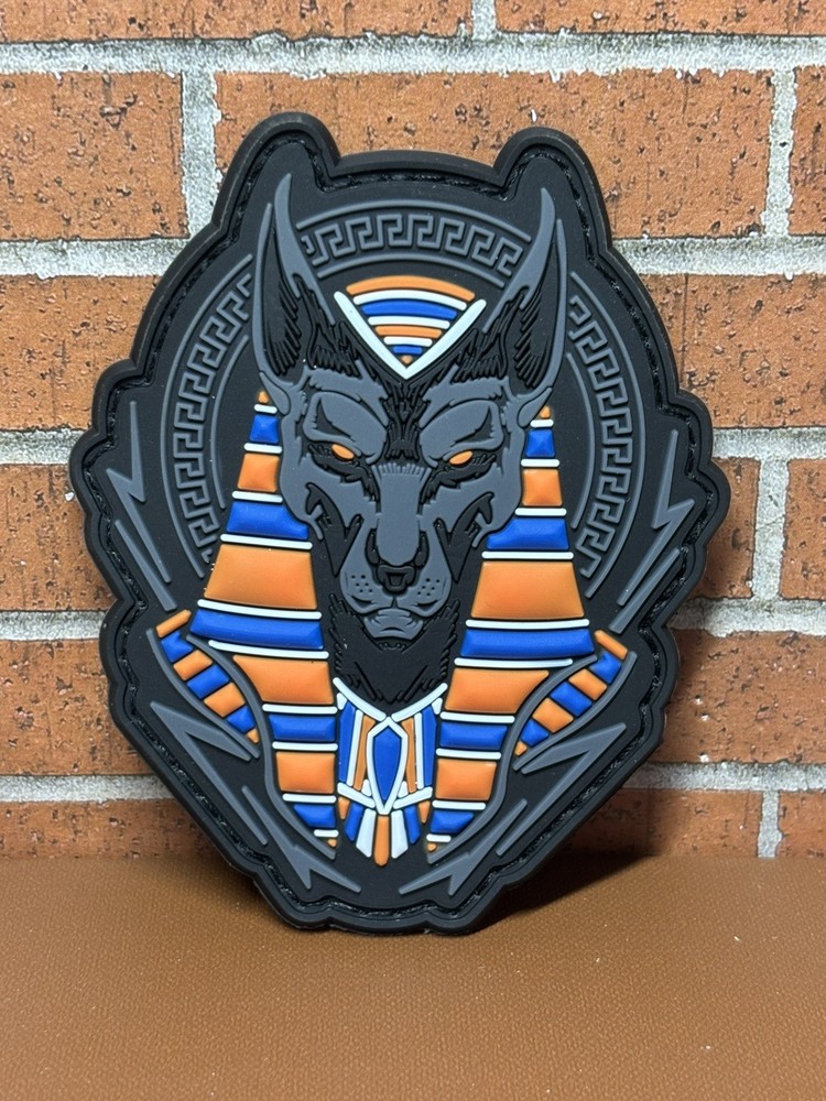 Tactical PVC Patch - Anubis Patch - Morale Egyptian Pharaoh Anubis Patch