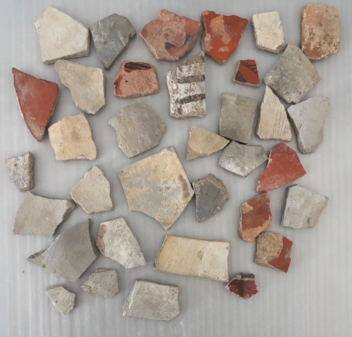 30+ Ancient Anasazi Native American Pottery Shards Arizona L10-D FREE SHIP