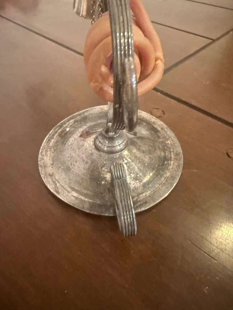 Antique Silver Plated Wax Jack