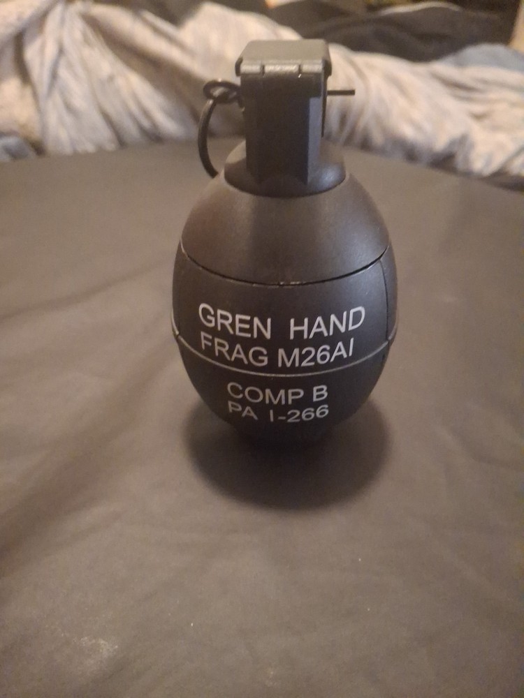 Black Airsoft Hand Grenade