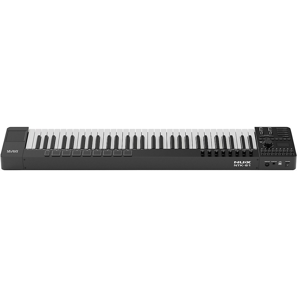 NUX NTK-61 MIDI Keyboard Controller Black LN