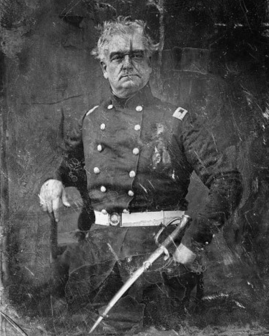 White Buff Leather Officers / Mounted Services Sword Belt