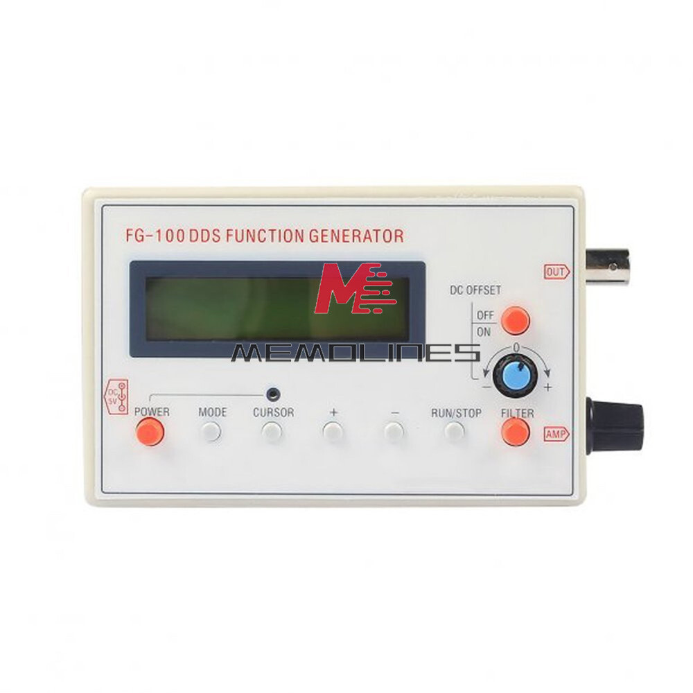 1HZ-500KHz DDS Function Signal Generator Sine+Triangle + Square Wave Frequency