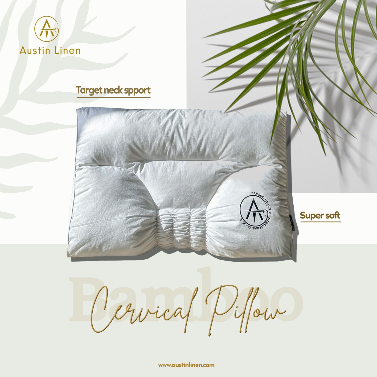 Paratelk 4D Bamboo Filled Cervical Pillow