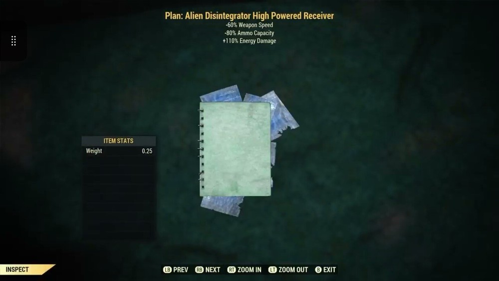 (Xbox) Alien Disintegrator High Powered Receiver Plan