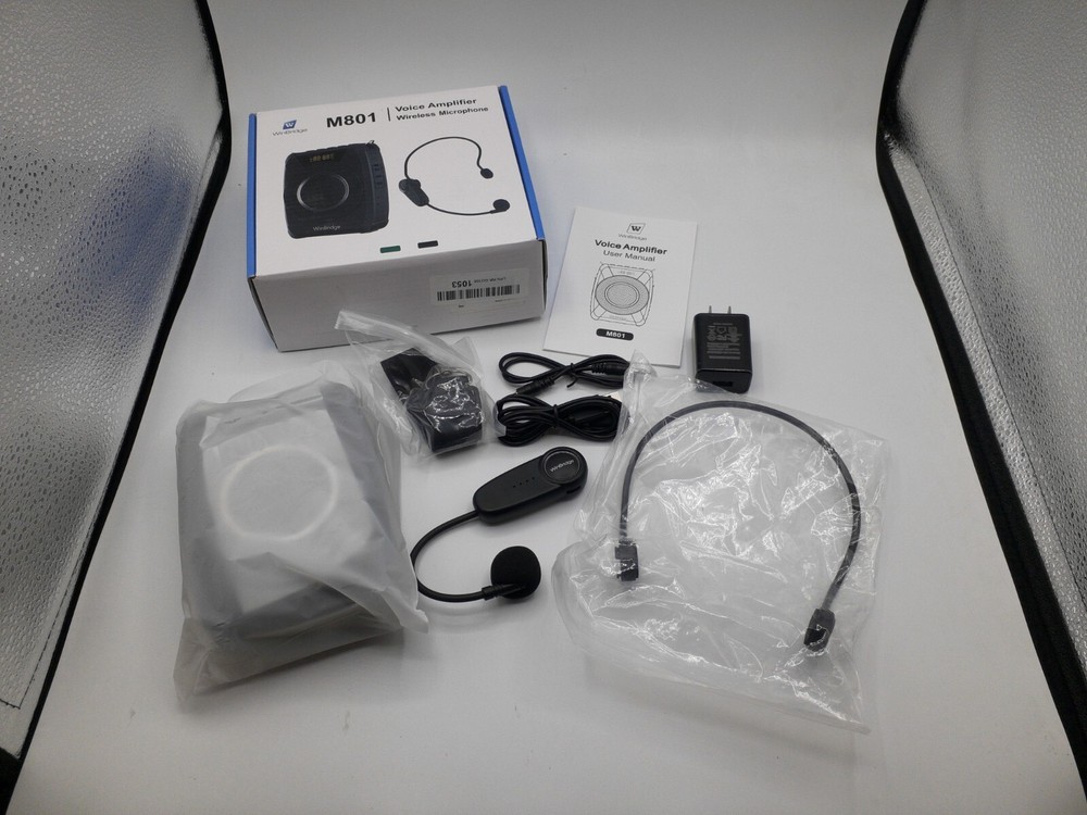 WinBridge M801 Bluetooth Voice Amplifier, Wireless Microphone, Green