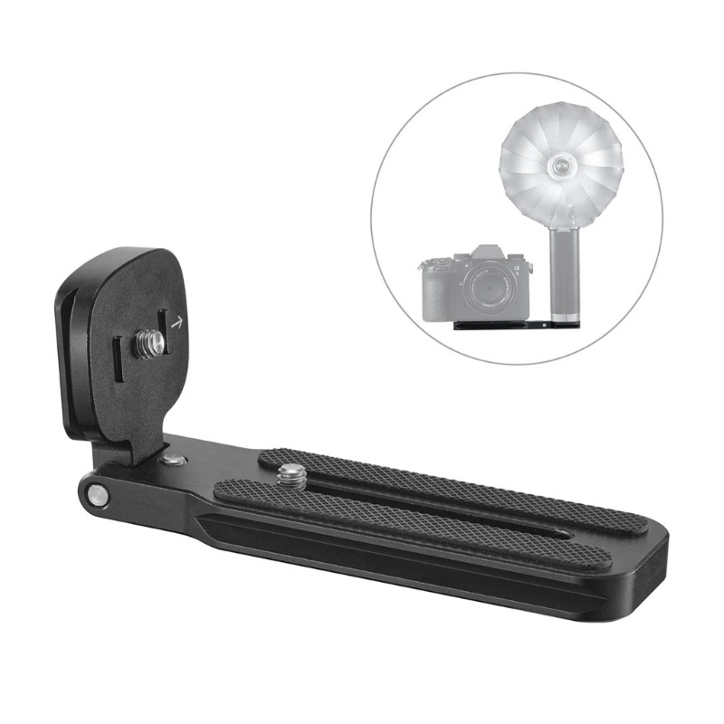 Flash Mount Adapter AntiScratch Surfaces 1/4Inch Screw for LuxMaster Flash