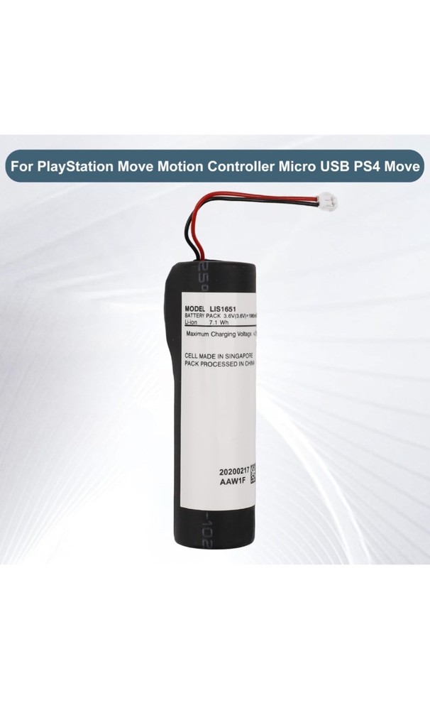 1PCS LIS1651 Battery For PlayStation Move Motion Controller Micro USB PS4 P