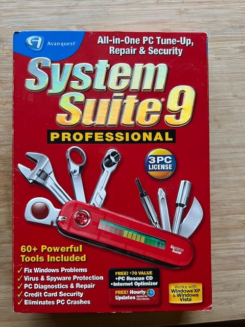 Avanquest System Suite 8 for Windows, Open Box Never Used