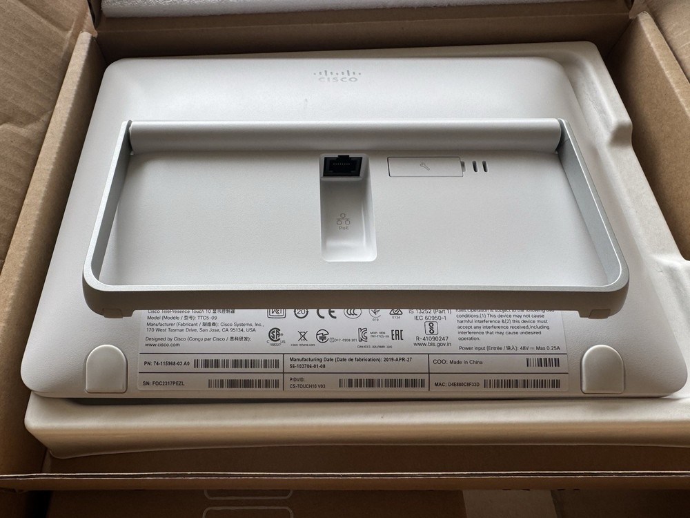 Cisco Webex Room Kit Plus CS-KITPLUS-K9 Quad Camera Video Conferencing System