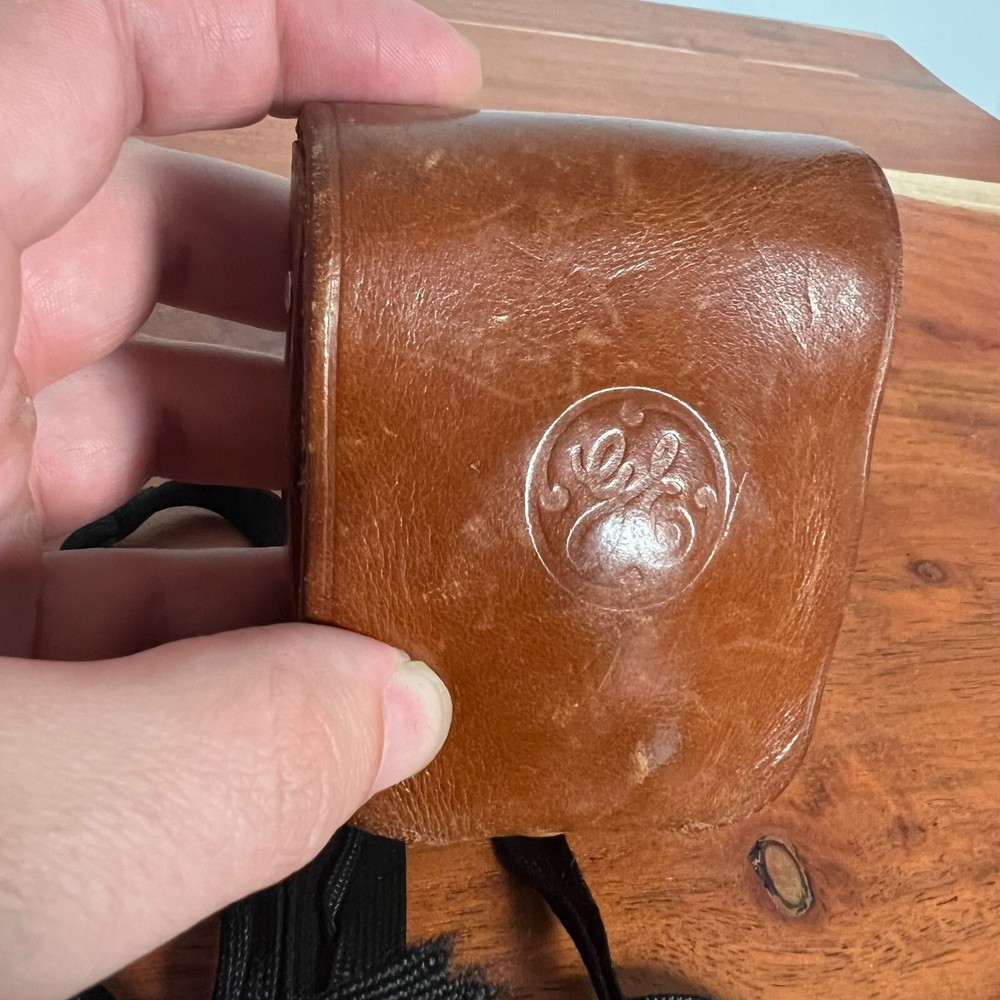 VTG GE General Electric Light Exposure Meter Type PR-2 w/ Leather Case Untested