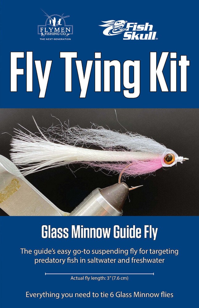 Fly Tying Kit Glass Minnow Guide Fly