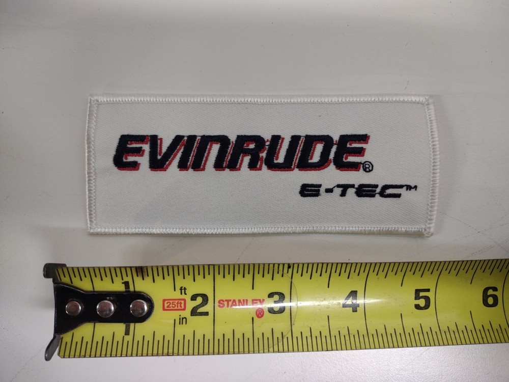 Evinrude E-Tec Embroidered Patch Boating Motors 5 inch