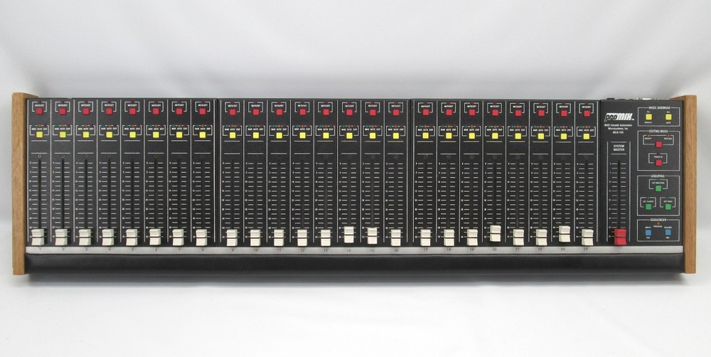 ProMix MCA-100 MIDI Console Automation Control Panel + Processor VCA Module+ PSU