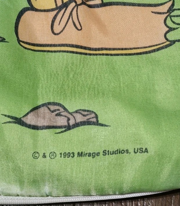 Teenage Mutant Ninja Turtles III TMNT 3 Vintage 90s Sleeping Bag Samurais 1993
