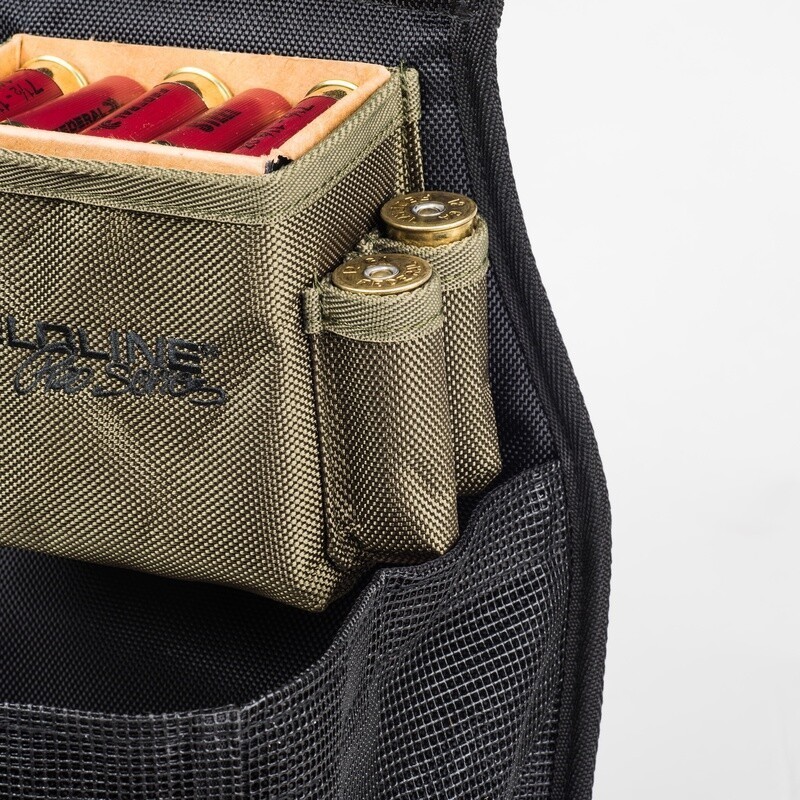 Large Trap Shooting Shell Pouch Adjustable Waist Belt Quick Release Mesh Pouch