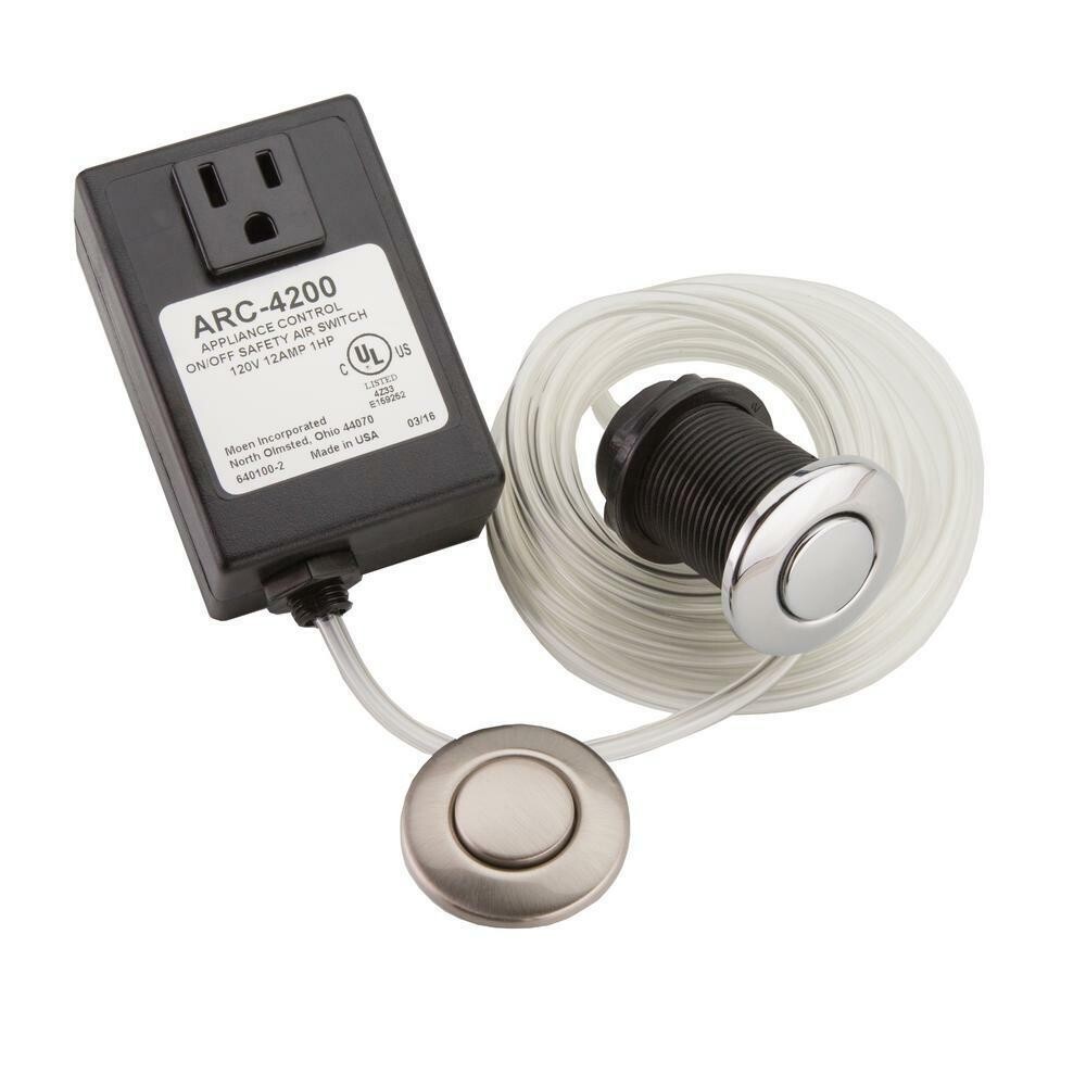 Moen ARC-4200-CH/SN Garbage Disposal Air Switch Buttons With Control Module