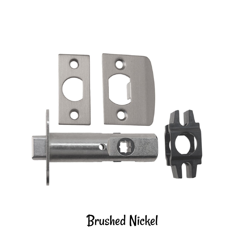 Modern Door lock lock for Antique Knobs 2-3/8" Backset Polished Brass Finish