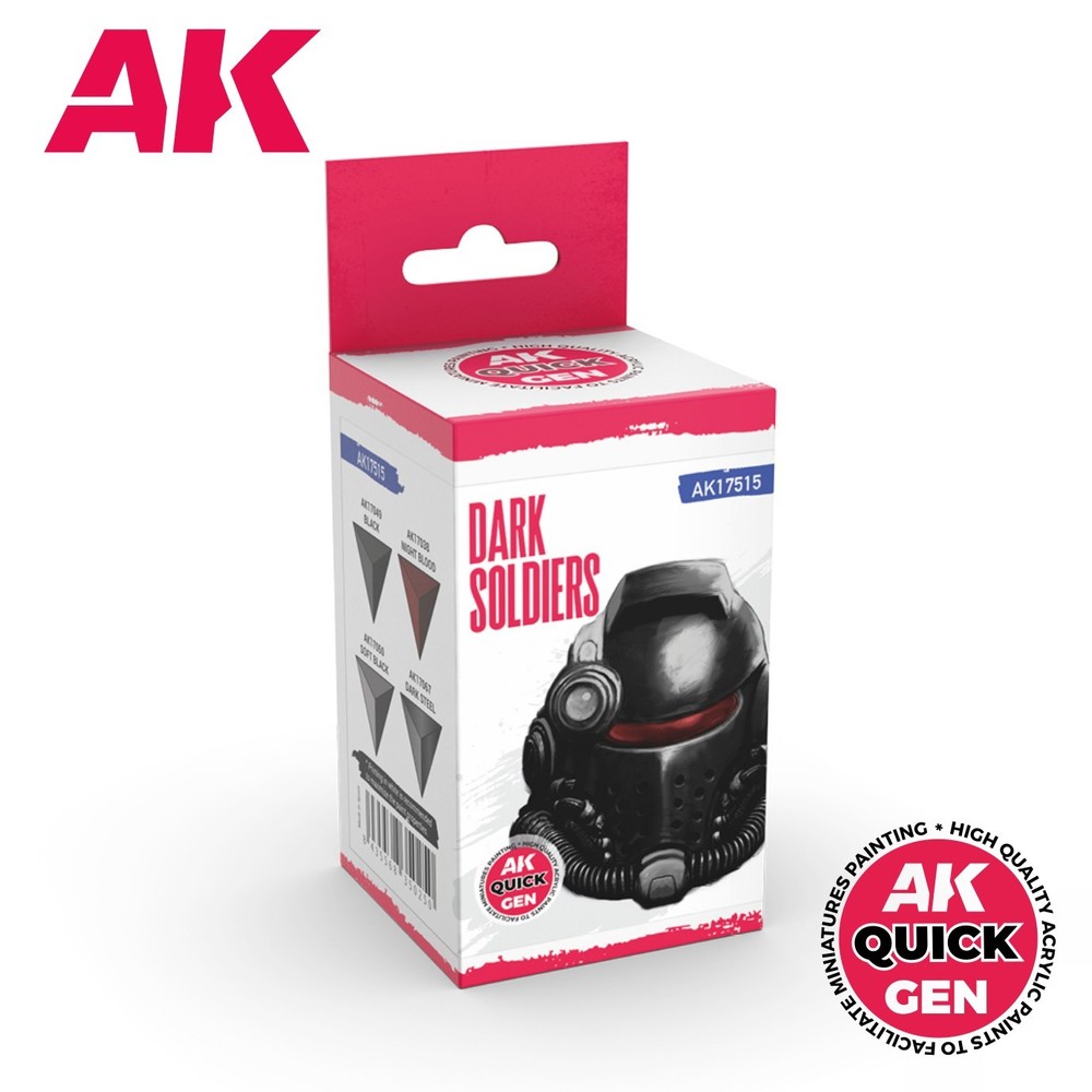 AK Interactive: Dark Soldiers - QUICK GEN Set - AK17515