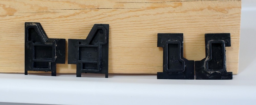 Front & Rear Rail End Cap Set for Ryobi BT3000 Table Saw