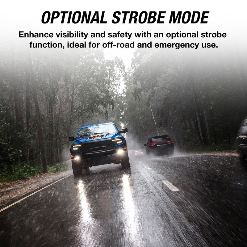 Dual Light Wiring Harness W/ Remote Control Off-Road Lighting Strobe Function US