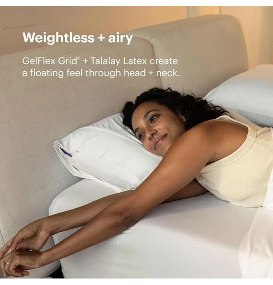 Purple Harmony Pillow Standard Medium (Open Box)