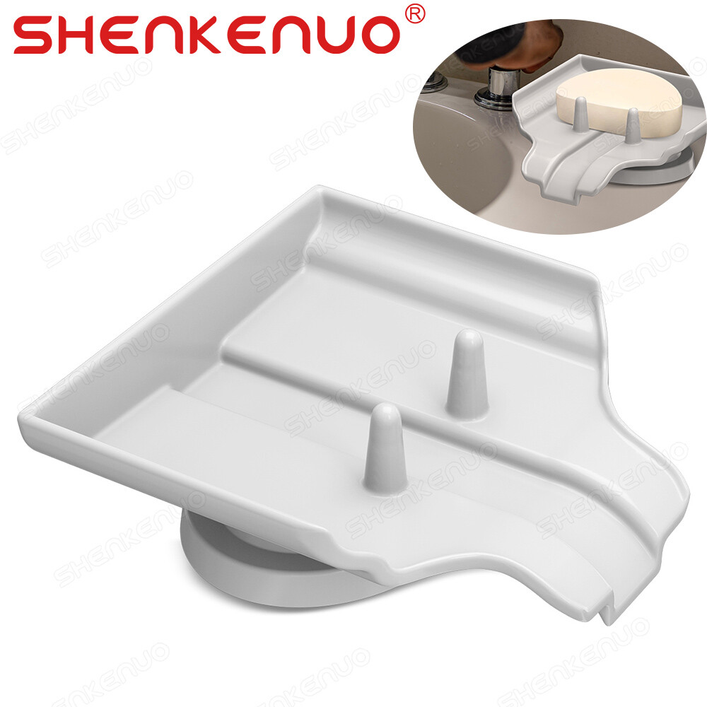 1 Pcs Wall-Mounted Soap Dish-Shower Soap Holder with Draining