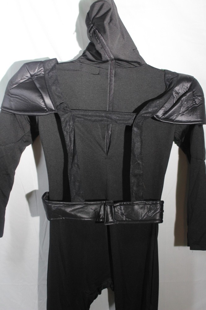 Midnight Master Ninja Costume, size M, w/Weapons (B163)