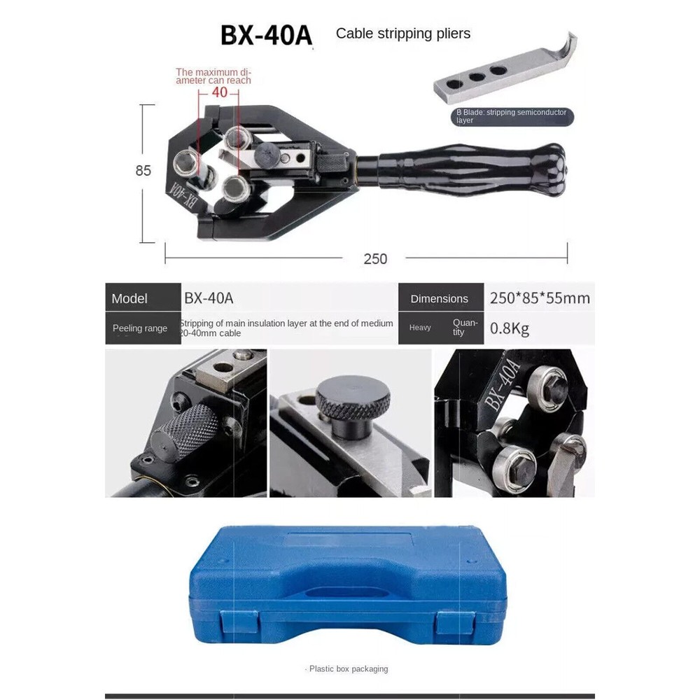 High Voltage Cable Stripper Semiconductor Stripper Wire Stripper Set Manual
