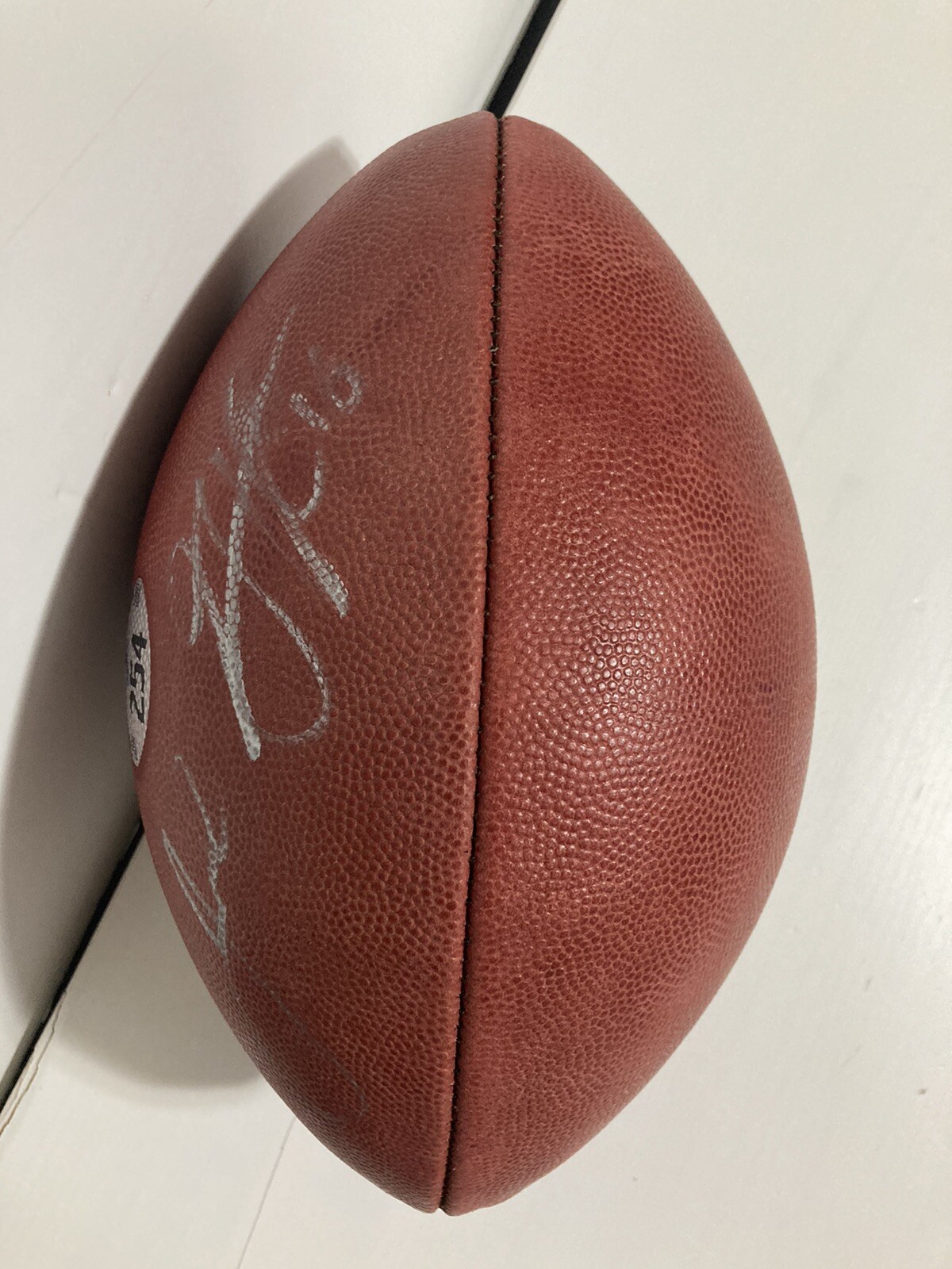 2022 Detroit Lions Game Issued NFL Football #254 Signed Jared Goff