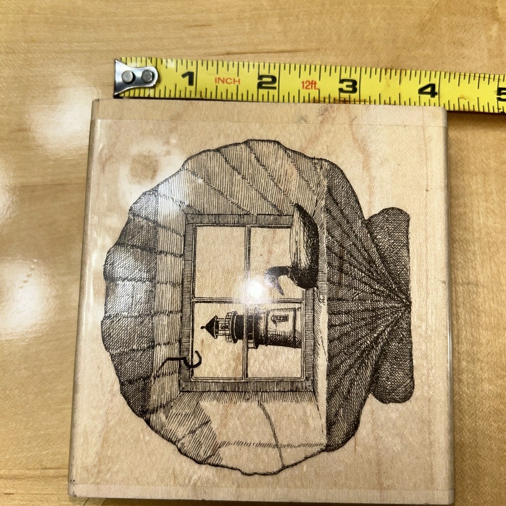 Scallop Lighthouse Stamp