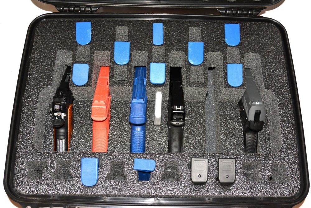 Precut QuickDraw 6 Pistol foam insert fits your Pelican 1520 Apache 4800 case