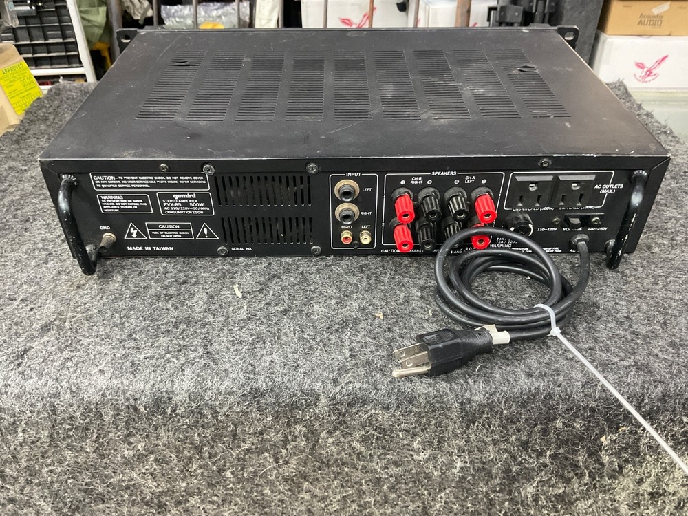 Gemini MODEL NO. PVX-85 500W