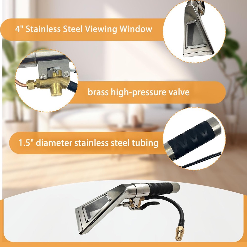 Extractors Upholstery Detailing Tool with Viewing Window Auto detailing tools
