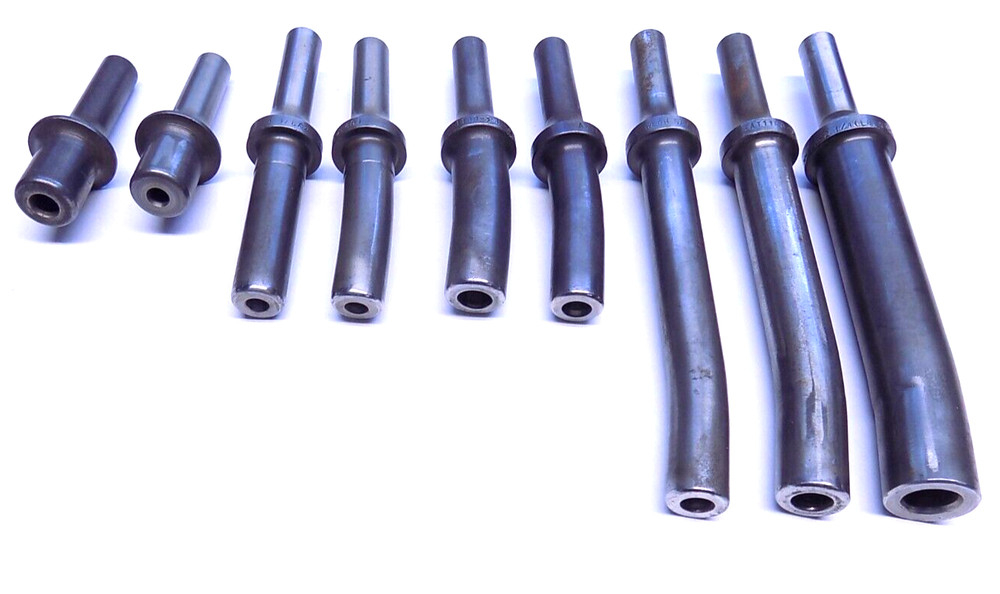 9 Assorted Huck Stump Style Lockbolt Rivet Sets Aircraft Tools