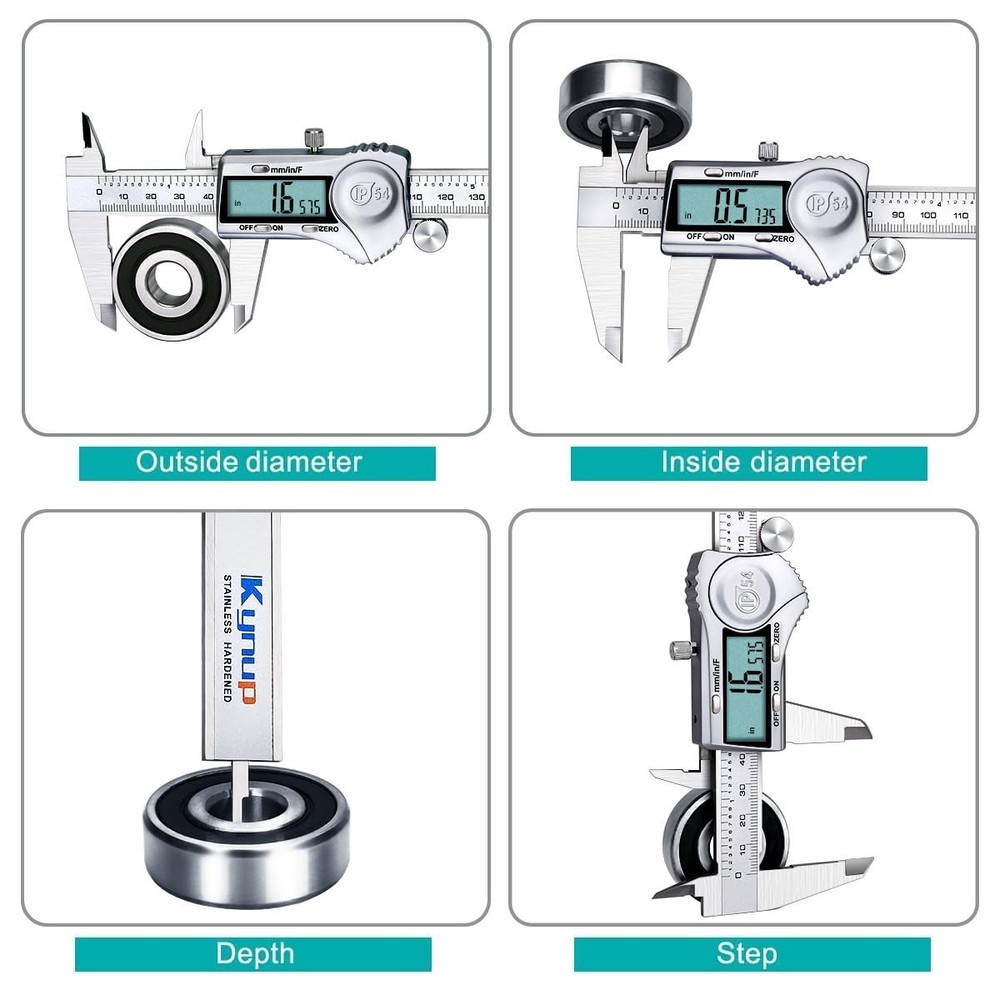 Digital Caliper, Caliper Measuring Tool Outside Micrometer, Vernier Dial Cali...