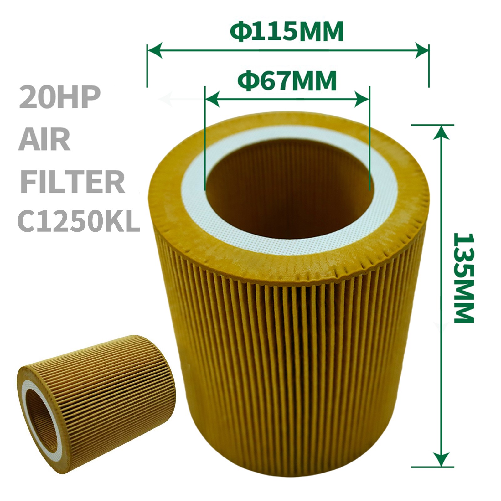 15-20HP Compressor maintenance parts oil/Air gas separator+Air Filter+oil Filter