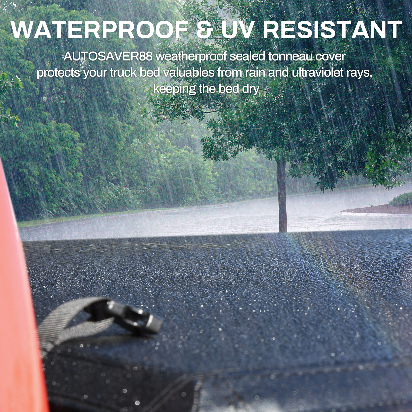 5 ft Soft 3 fold Tonneau Cover Truck Bed for 2015-2024 Chevy Colorado GMC Canyon