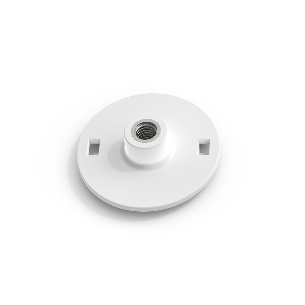 Holicfun 1/4 Inch-20 Threaded Camera Mount Adapter Compatible with Ring White