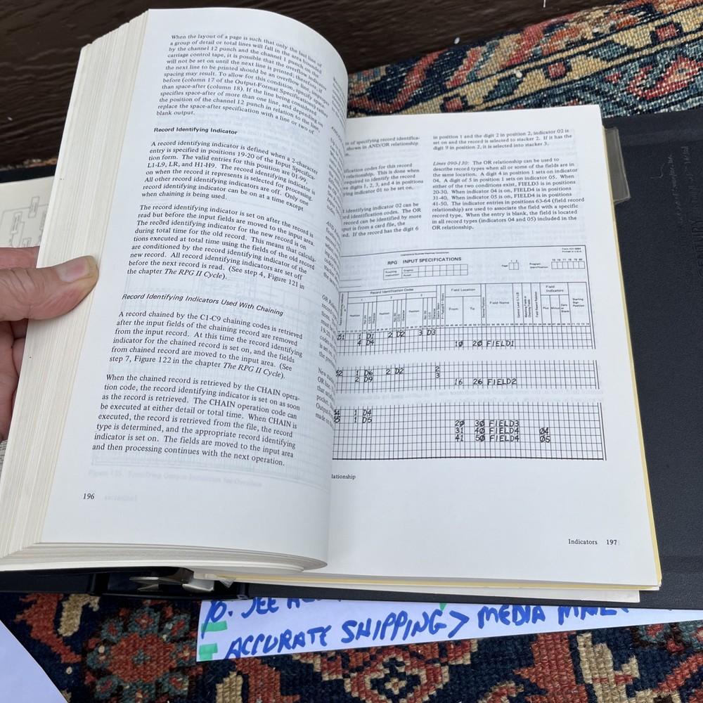 Holy Moly 1976 IBM DOS RPG 2 Computer Program Manual Thick Binder, Rare Book