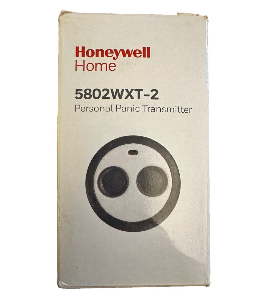 Honeywell 5802WXT-2 Two Button Wireless Panic New Open Box